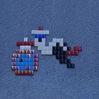 Stork Pixelart